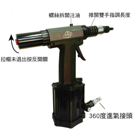 WM-308 全自動油壓拉帽槍