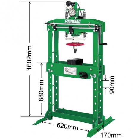 WG-9715 手動15噸油壓床
