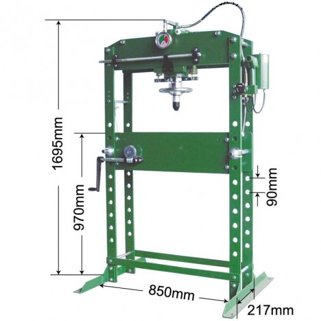 WG-9735 手動35噸油壓床